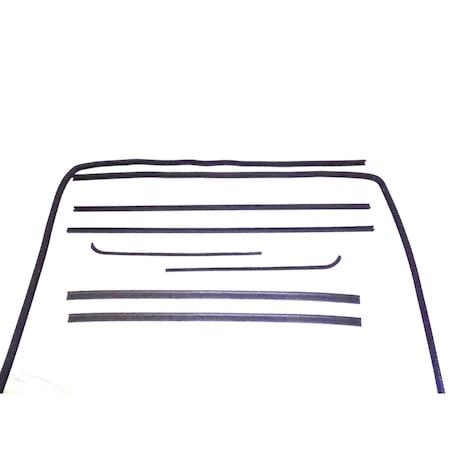 Fairchild Industries Kg1028-8 - 1954-1954 1500 Belt Weatherstrip-Window Channel Kit KG1028-8